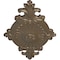 Ekena Millwork Quentin Ceiling Medallion, Hand-Painted Warm Silver, 23 1/2"W x 12 1/4"H x 1 1/2"P CM23RO1WSS - alternate 3